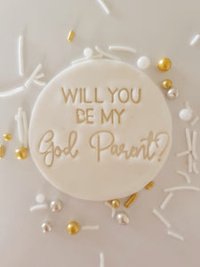 Will you be my God Parent? cookie