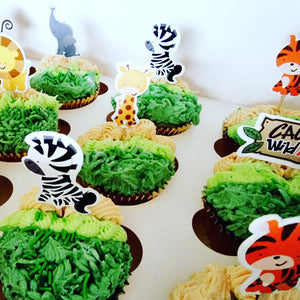 Safari cupcakes